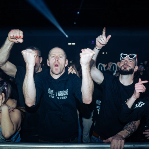 Festival techno à Caen - Festivaliers