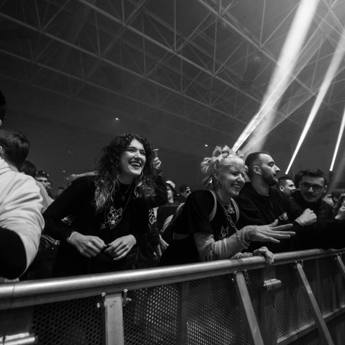 Festival techno à Caen - Festivaliers