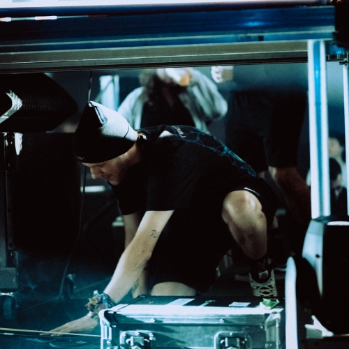 Festival techno à Caen - Festivaliers