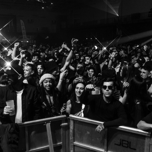 Festival techno à Caen - Festivaliers 