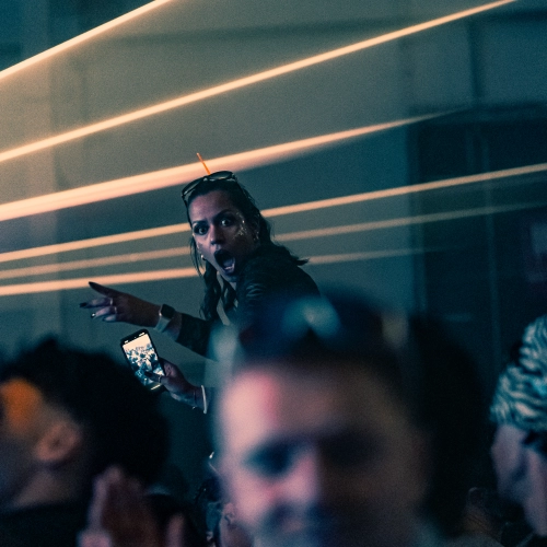 Festival techno à Caen - Festivaliers