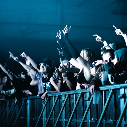Festival techno à Caen - Festivaliers