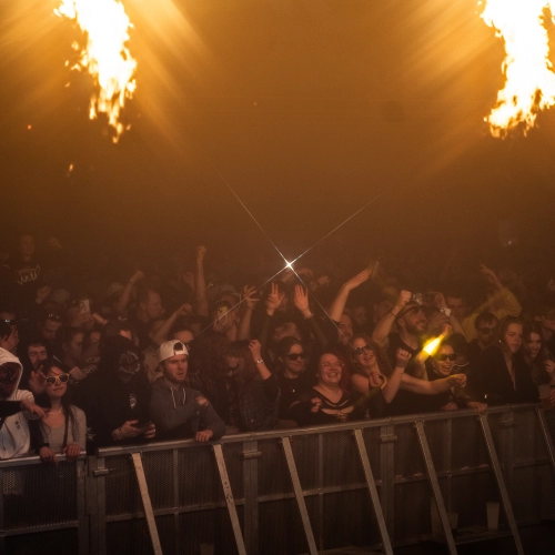 Festival techno à Caen - Festivaliers 