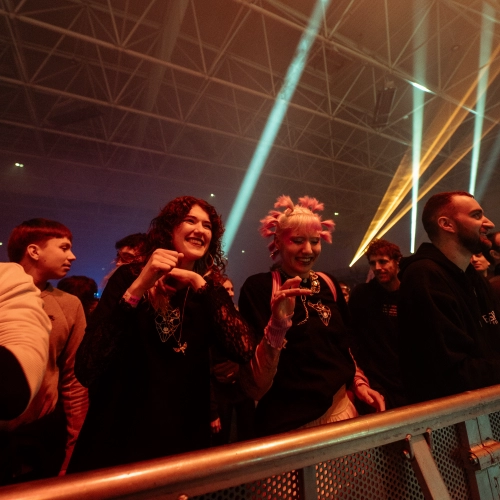 Festival techno à Caen - Festivaliers