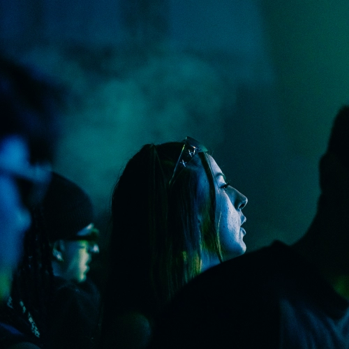 Festival techno à Caen - Festivaliers