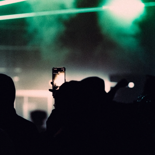Festival techno à Caen - Festivaliers