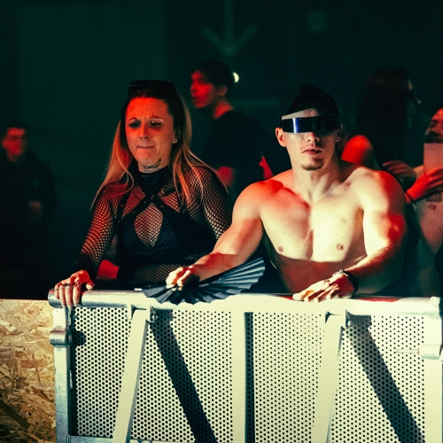 Festival techno à Caen - Festivaliers