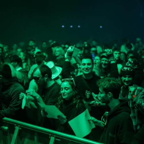 Festival techno à Caen - Festivaliers
