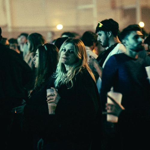 Festival techno à Caen - Festivaliers