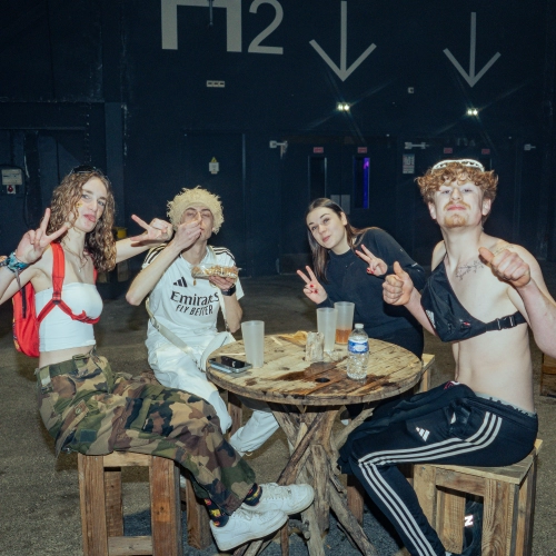 Festival techno à Caen - Festivaliers