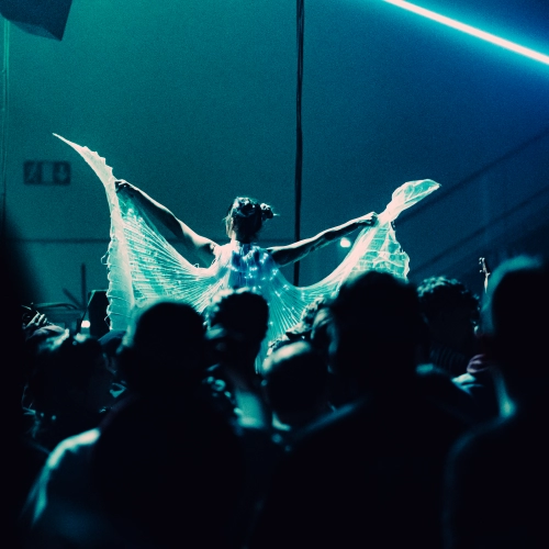 Festival techno à Caen - Festivaliers