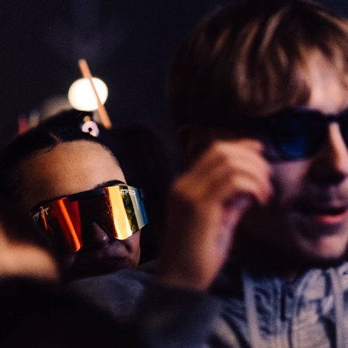 Festival techno à Caen - Festivaliers