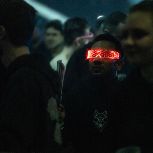 Festival techno à Caen - Festivaliers