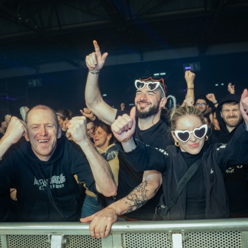Festival techno à Caen - Festivaliers