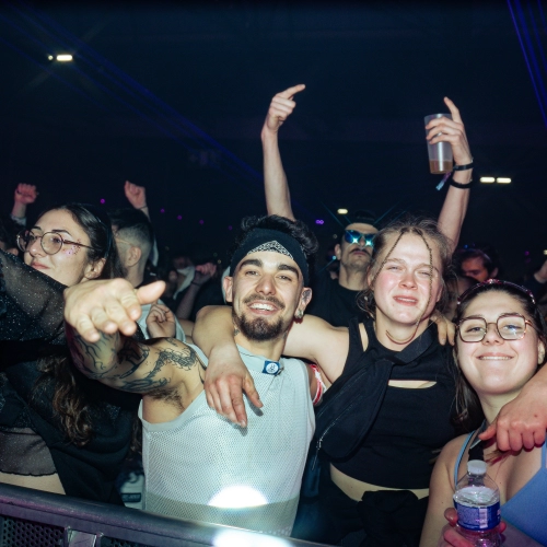 Festival techno à Caen - Festivaliers