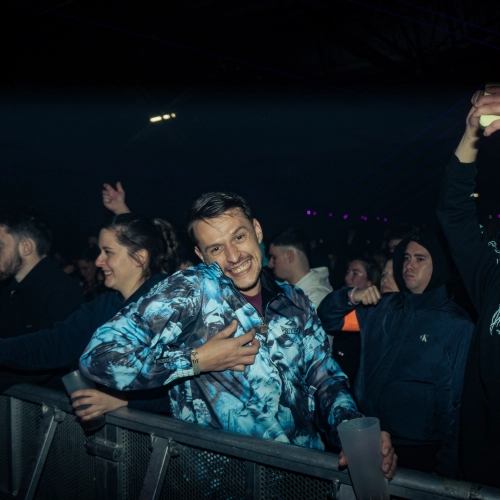 Festival techno à Caen - Festivaliers