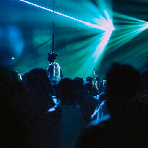 Festival techno à Caen - Festivaliers