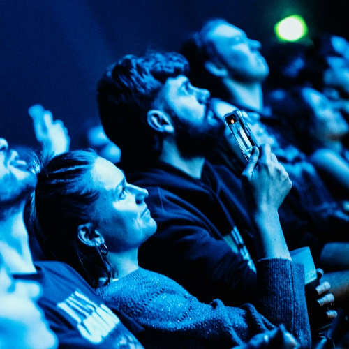 Festival techno à Caen - Festivaliers