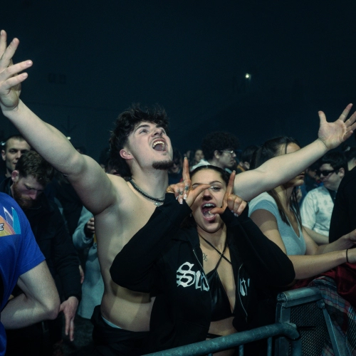 Festival techno à Caen - Festivaliers 