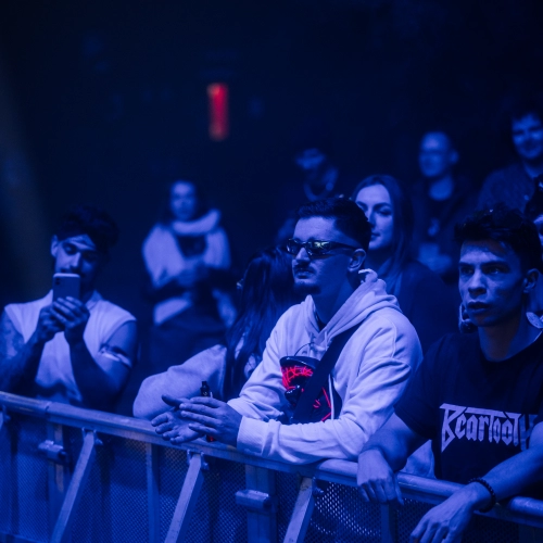 Festival techno à Caen - Festivaliers