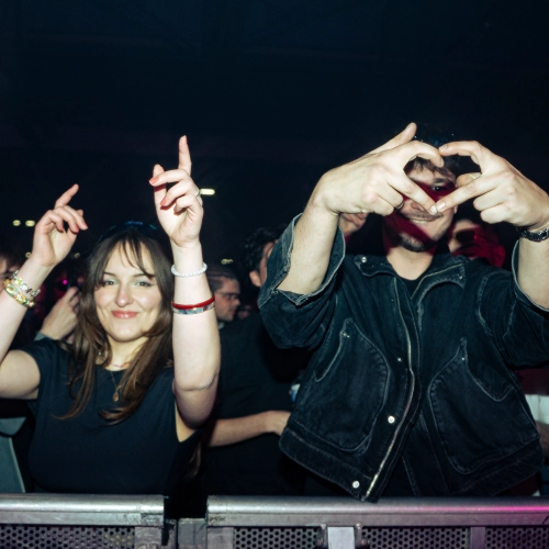 Festival techno à Caen - Festivaliers