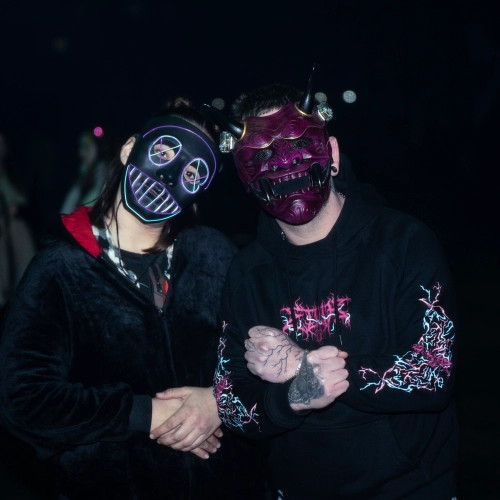 Festival techno à Caen - Festivaliers