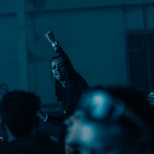 Festival techno à Caen - Festivaliers