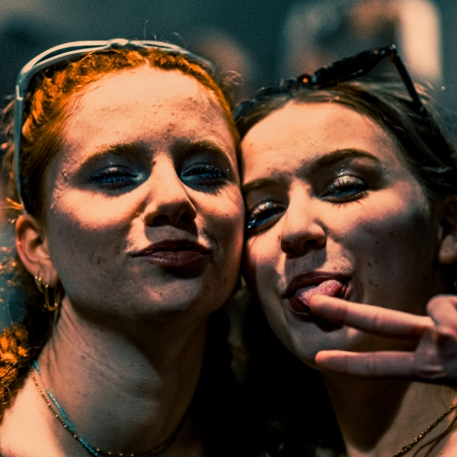 Festival techno à Caen - Festivaliers