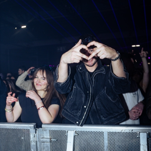 Festival techno à Caen - Festivaliers